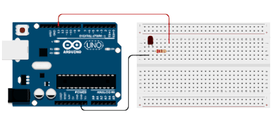 Схема подключения светодиода к монтажной плате