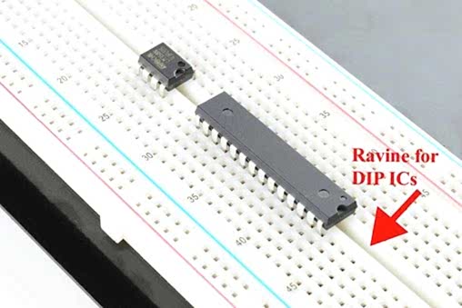 Макетная плата и микросхемы