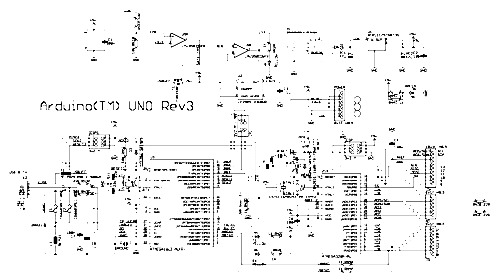 Принципиальная схема ардуино