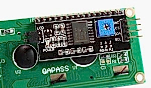 LCD i2c дисплей экран и переходник ардуино 