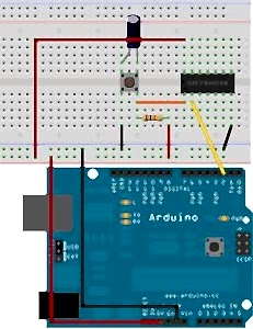 Устранение дребезга с помощью триггера шмидта