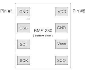 Датчики давления Arduino bmp280, bmp180, bme280