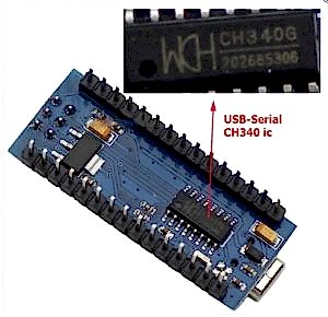Arduino USB CH340