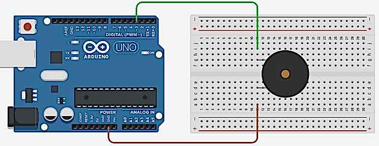 Подключение зуммера Ардуино 