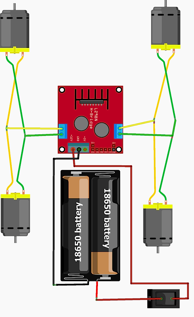 Схема ардуино робота машинки 2