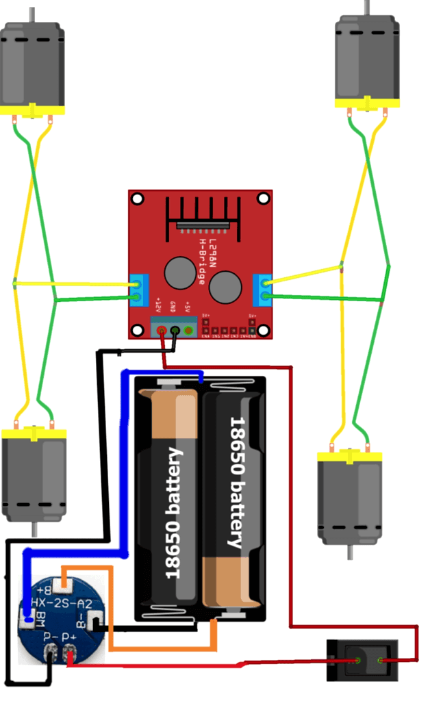 Схема ардуино робота машинки 3