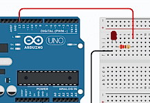 Подключение светодиода к Ардуино Подключение светодиода к Arduino