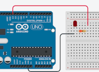 Подключение светодиода к Ардуино Подключение светодиода к Arduino