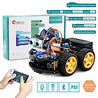 Конструктор машинки Ардуино на платформе 4WD с пультом управления Bluetooth и PS2