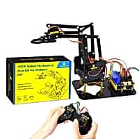 Робо-рука на Ардуино. DIY манипулятор робота с акриловыми деталями, 4 степени свободы